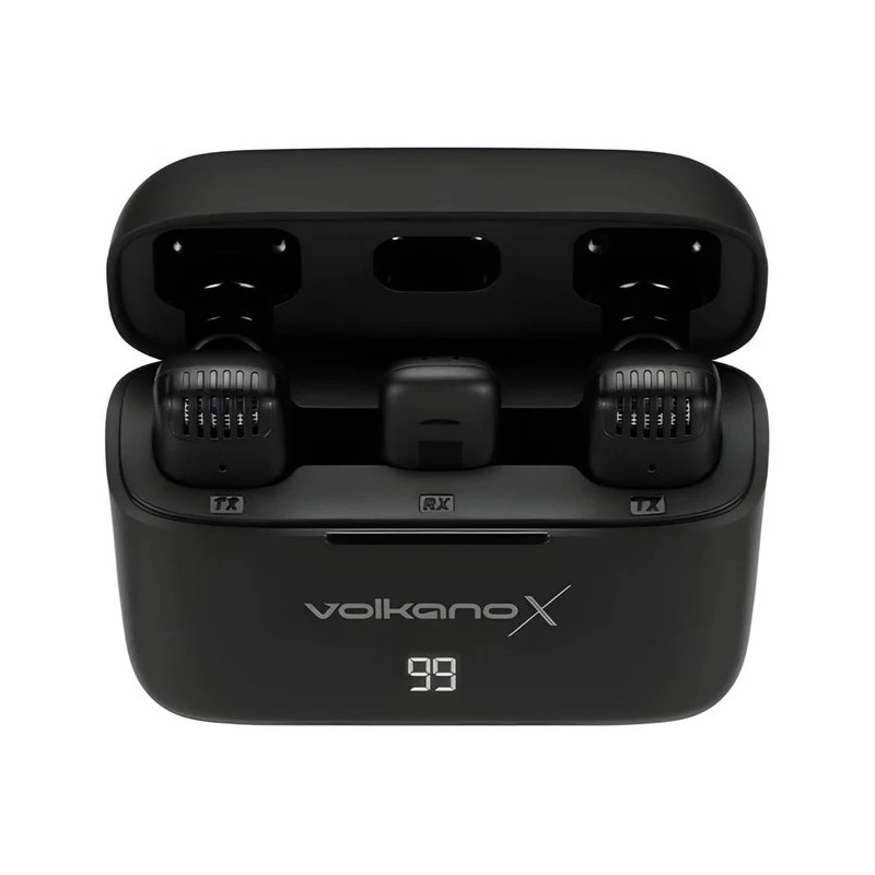 VolkanoX Prodigy 2 Series Wireless Lavalier Microphone Black VKX-30006-BK(V2)