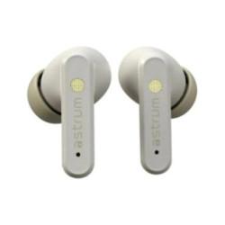 Astrum Duoz Pro10 TWS Hybrid ANC Earbuds Cream and Gold ATWDP10W
