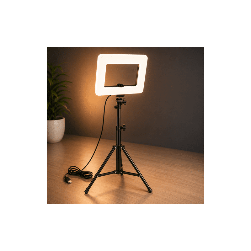 PM-396 RS-11S USB White Light 3 Modes Ring Light 29cm x 22cm with 2.1M Tripod