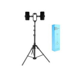 PM-201 1.9M Tripod Stand With 2 in 1 Phone Holder