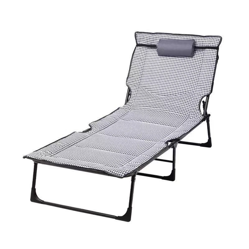 Portable Folding Lounge Chair Sleeping Cots for Camping, Pool, Beach, Patio