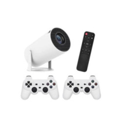 Y5S 2.4ghz Wireless Game Projector With 2 Game Controls And Remote Control