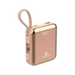 Volkano Solace Series 10000mAh Powerbank Pink Rose Gold VK-9039-PK/RG