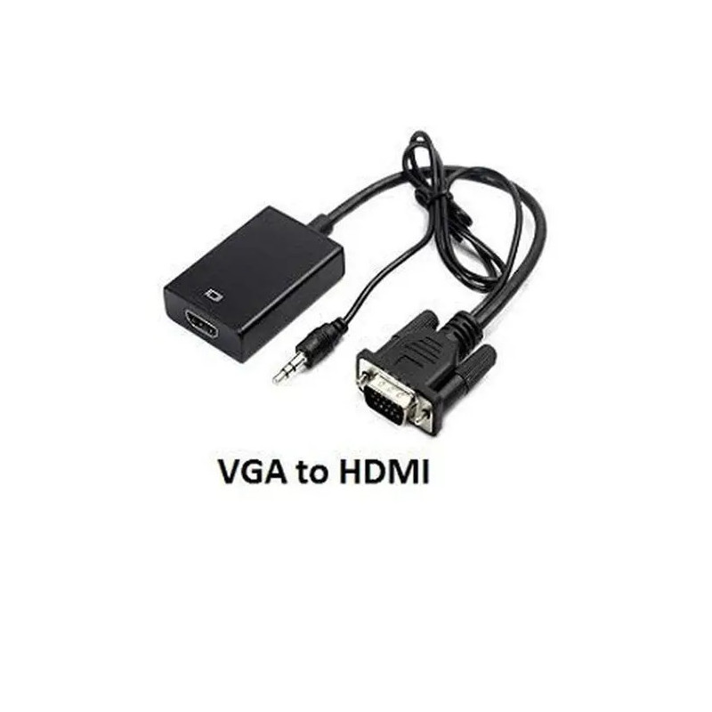 VGA to HDMI + AUDIO