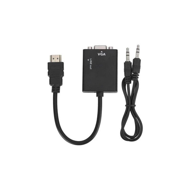HD conversion cable with vga + audio output