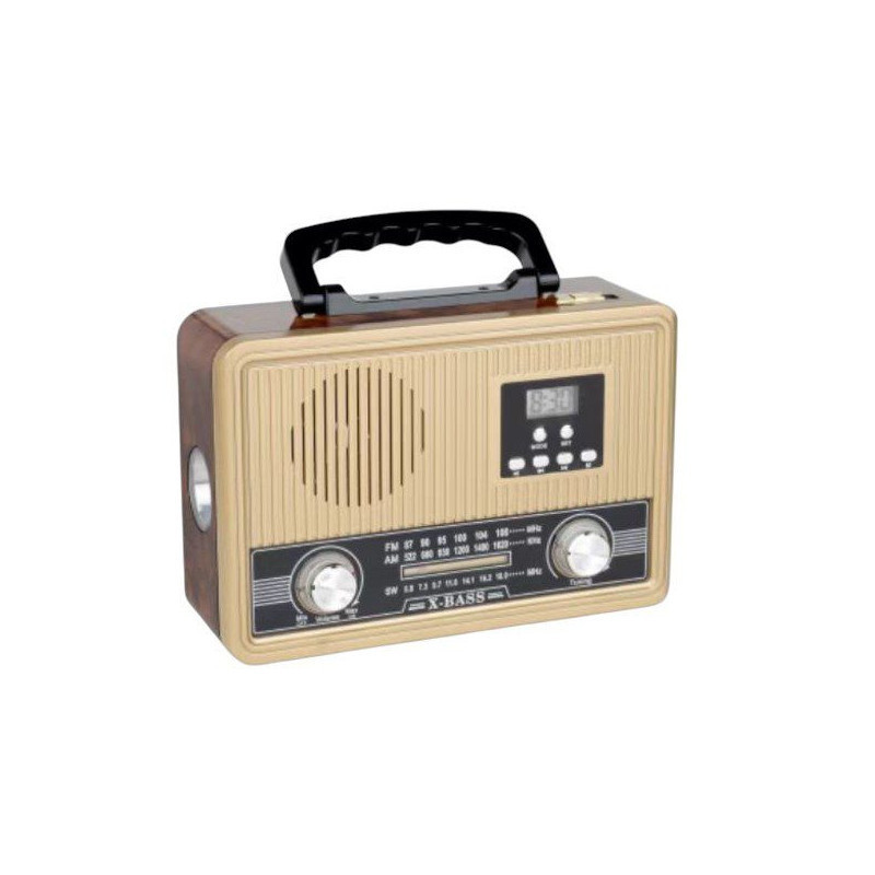YS-605BT AM/FM/SW Bluetooth 9-Band Radio With USB/Micro SD Music Player