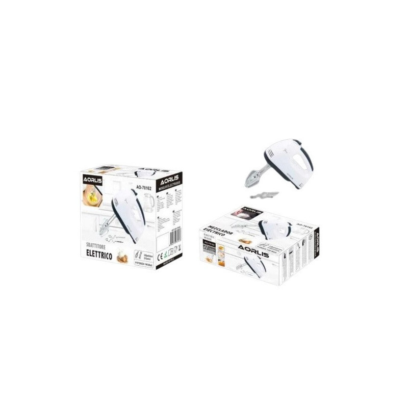 Aorlis AO-78162 Electric Hand Mixer 100W 7 Speed Adjustment